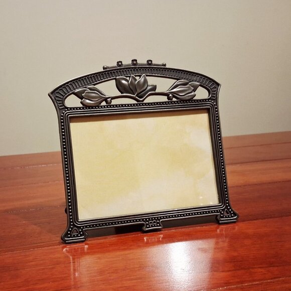 Picture Photo Frame Weston Gallery Reflection Pewter Metal Art Nouveau Vintage - Picture 1 of 6